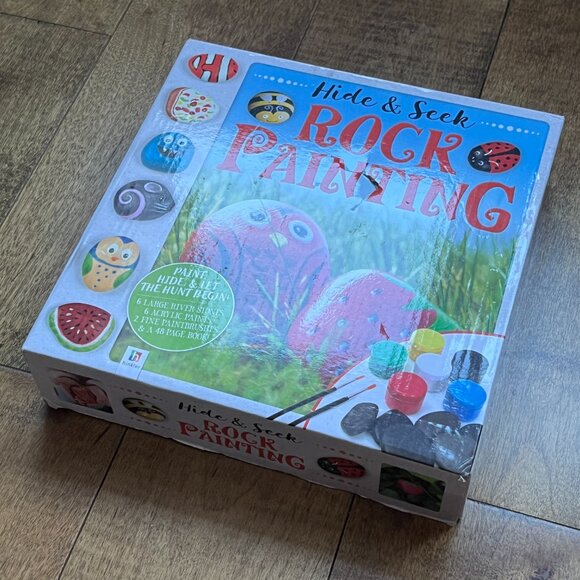 Hide & Seek Rock Painting Kit by Hinkler - New in Box - Picture 2 of 6